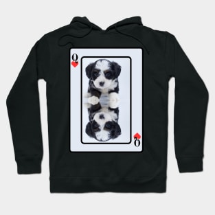 Maltese Terrier Queen Of Hearts Hoodie